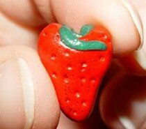 Fimo Erdbeere