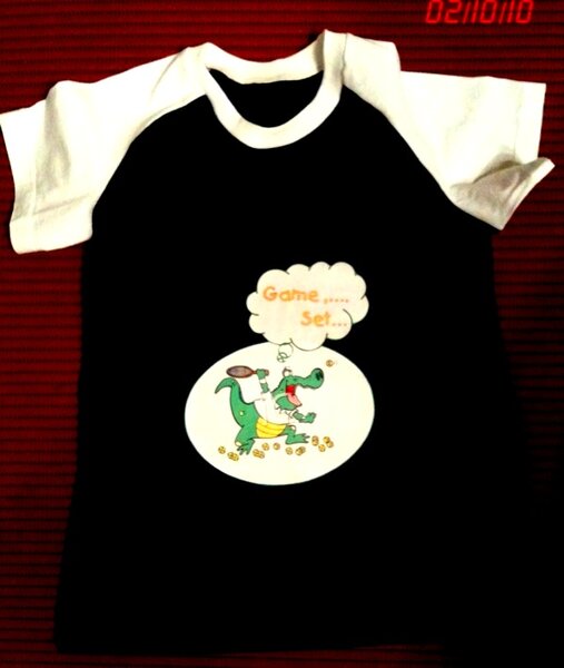 Funshirt für kleinen Tennisspieler