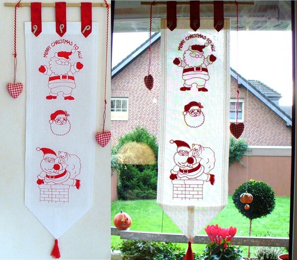 Weihnachtliche Fensterdeko