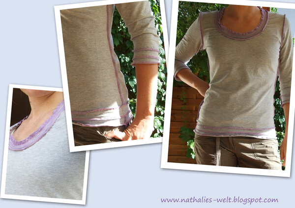 Shirt in Grau