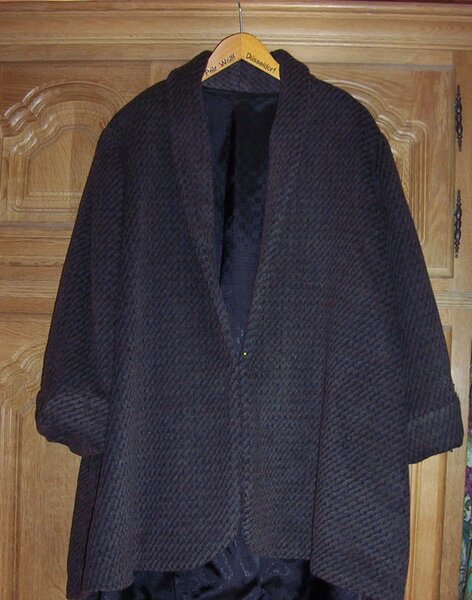 Swingerjacke  aus Wollstoff