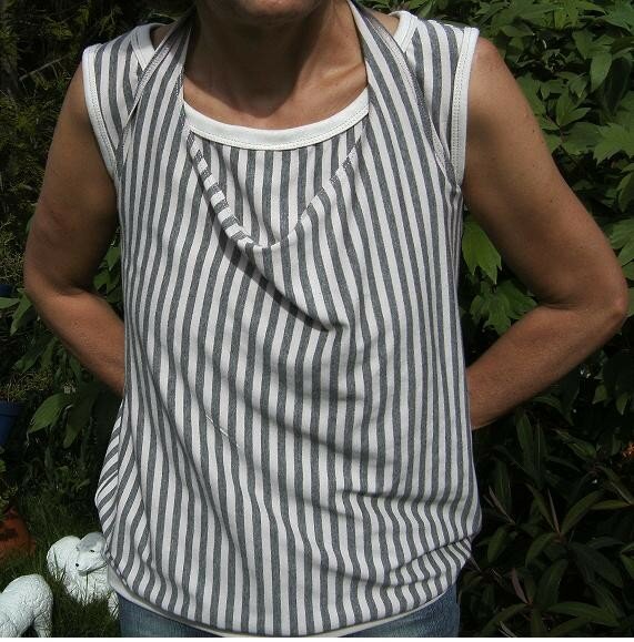 mein erstes Neckholder Shirt