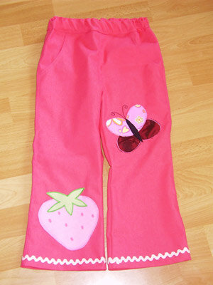 pinke Jeans zum Emily Shirt