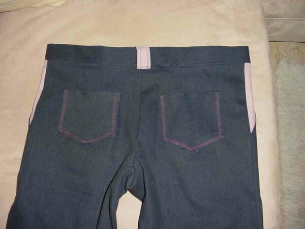 Jeans für Patenkind - Rückseite