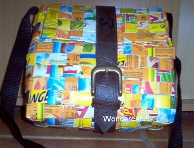 Tasche aus Tetra Streifen