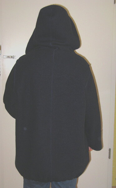 Kaputzenjacke aus Walkloden