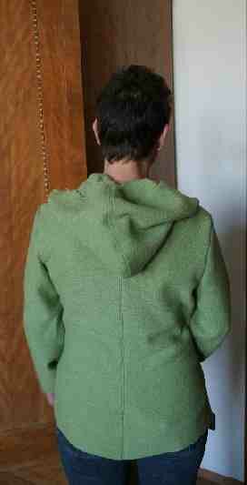 Jacke mit Kapuze von hinten - pattern company 04-265