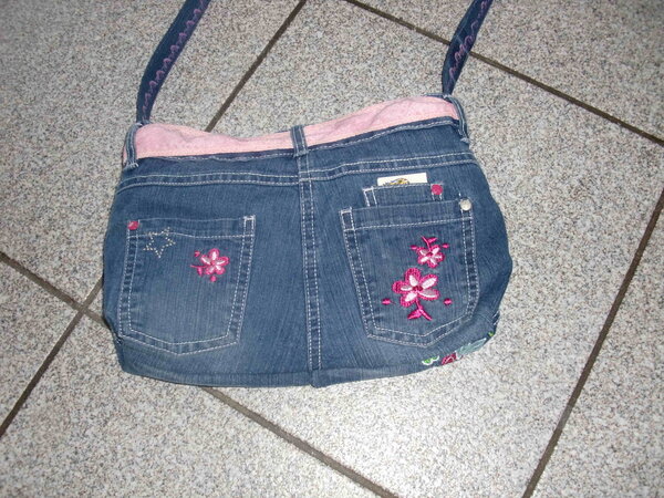 Tasche aus Jeanshose