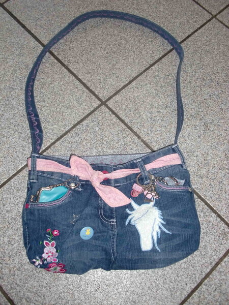 Tasche aus Jeanshose