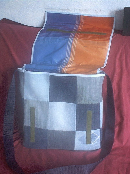 Jeans-Patchwork-Tasche Bild2