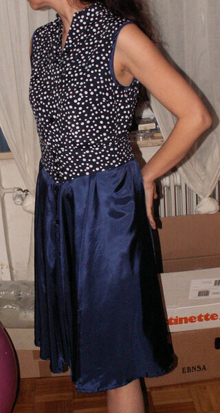 Kleid mit Taftrock