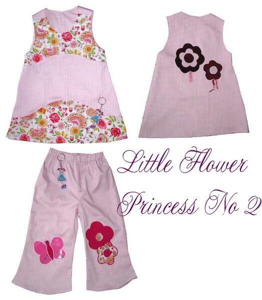 Meine 2. Sommerkombi Little Flower Princess Gr. 86-104