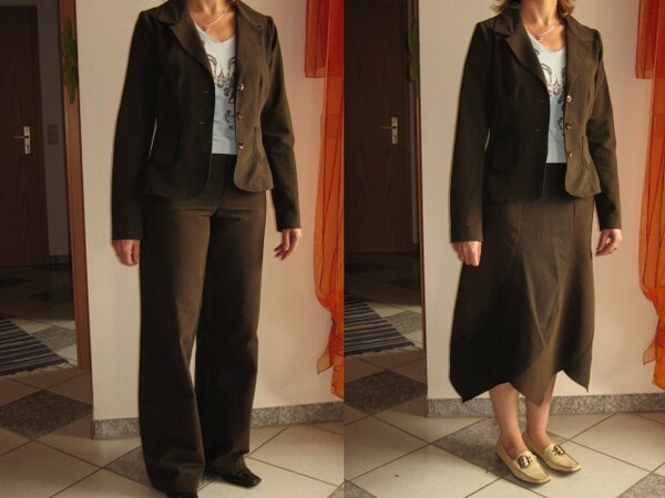 Kombi - Blazer / Hose / Rock