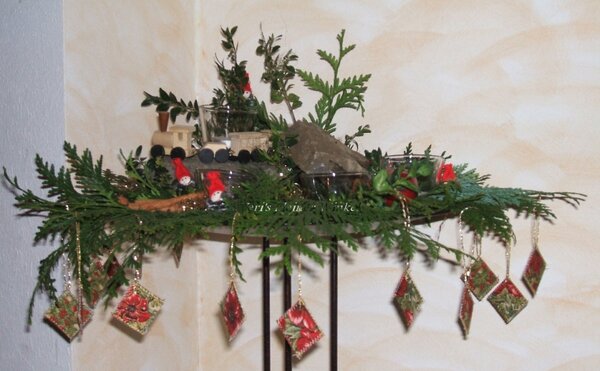 Wichtelkranz für Advent