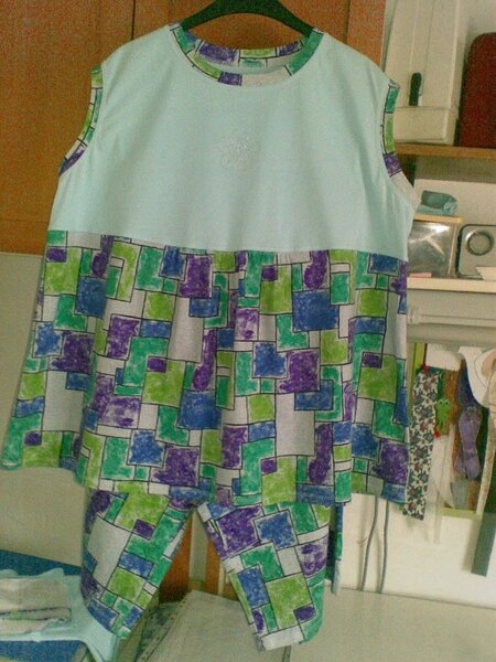 kurzer Pyjama; Simplicity 7039