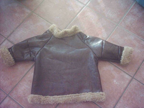 Rückseite der Schlupfjacke