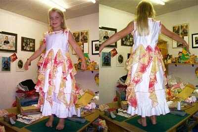 Einschulungskleid für die Nichte