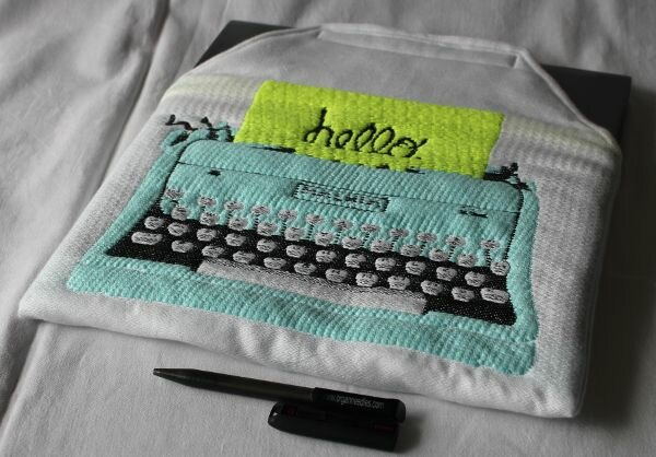 Notebook-Sleeve mit Vintage Touch