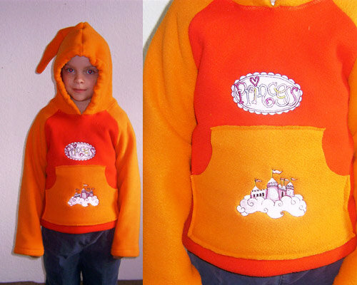 Kaputzenpulli aus Doublefasefleece