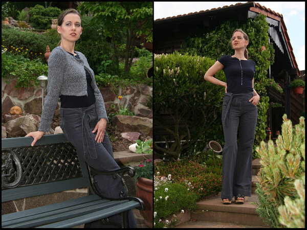 Hose Elegance Ottobre 2/09 und Shirt Modell 105 Burda 7/07