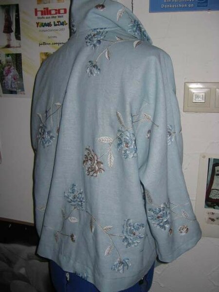 Kimonojacke von hinten