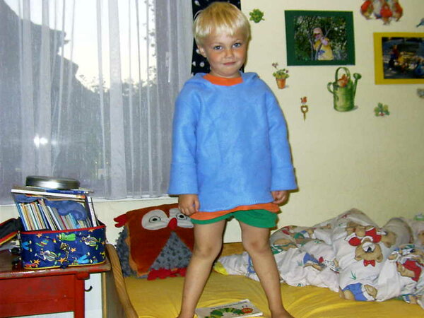 Mein erster Fleece Pulli für meinen "Zwerg"