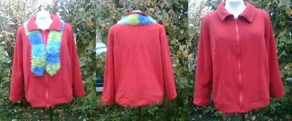 Jacke in rot