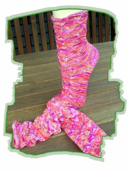Secret Shell Mustersocken