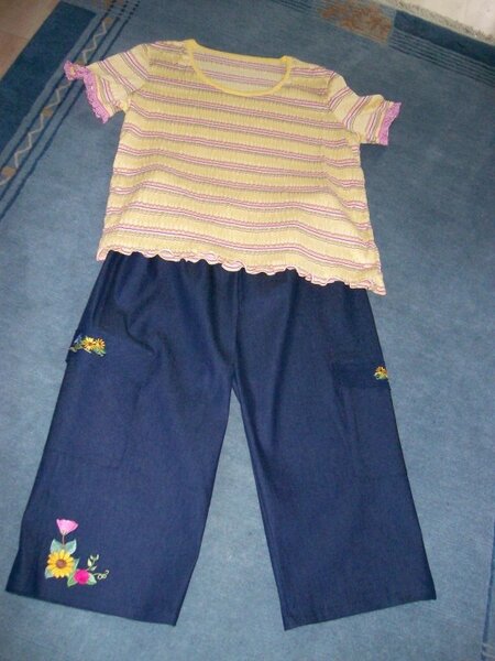 shirt jeans kombi ,getüddelt
