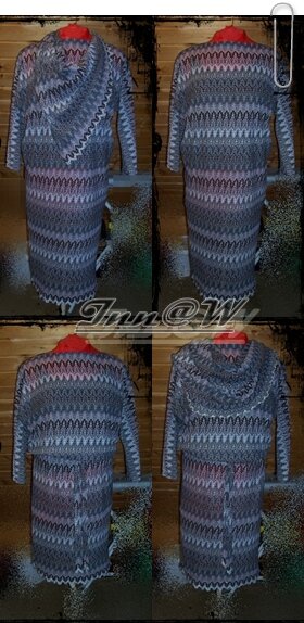 Kleid in Missoni-Look