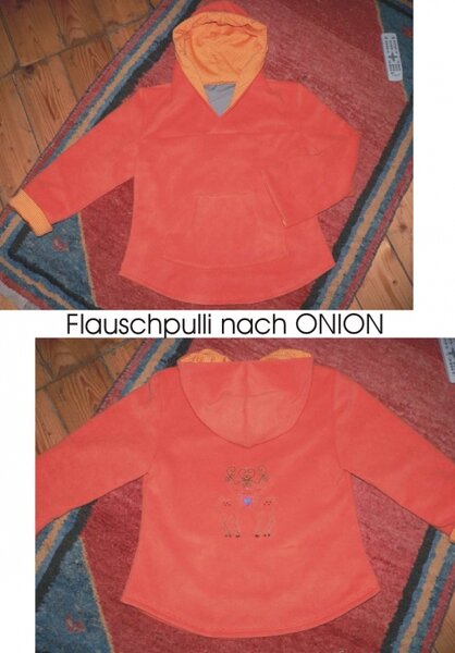 Winddichter Kuschelpulli