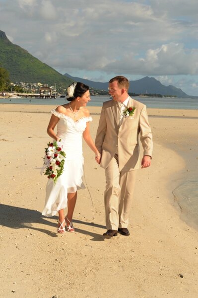 Strandhochzeit auf Mauritius