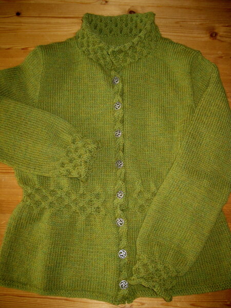 Strickjacke nach Top-Down Sweaters von Ann Budd