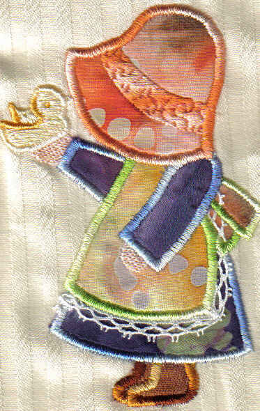 Sunbonnet mit Vogerl