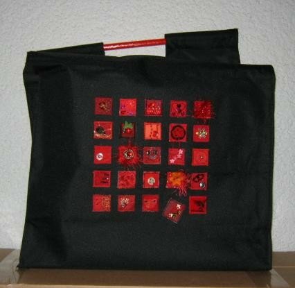 Tasche mit den roten swap-inchies