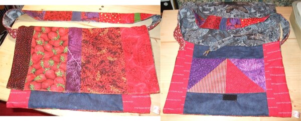 Tasche aus Patchworkstoffen