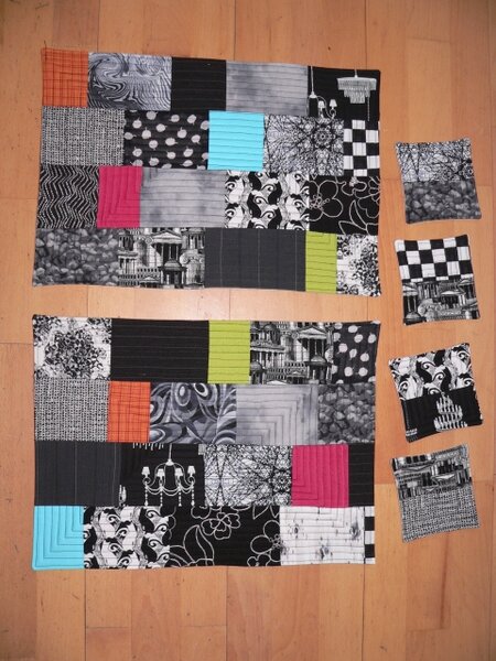 Tischsets s/w - HILFE!!!
