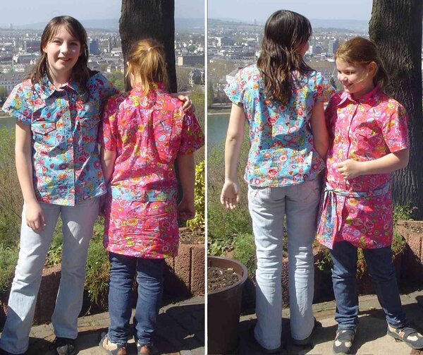 Bluse für Girlies nach trendz