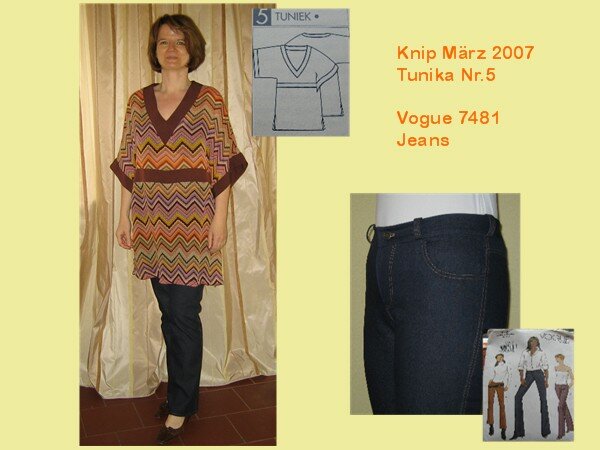 Knip 03/07 Tunika + Vogue Jeans
