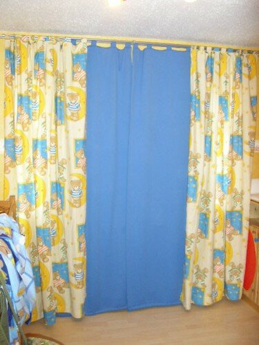 Vorhänge fürs Babyzimmer Fenster 1