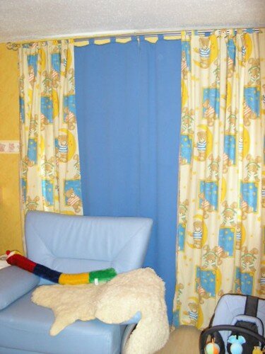 Vorhänge fürs Babyzimmer Fenster 2