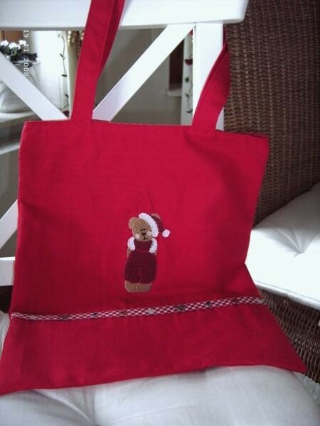 Ratz-Fatz-Tasche mit Stickerei