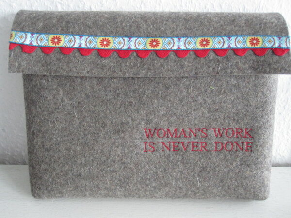 WOMAN`S WORK IS NEVER DONE