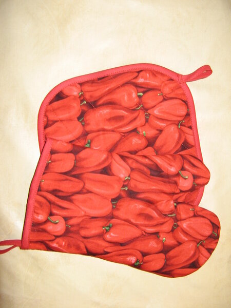 Topflappen und Tophandschuh