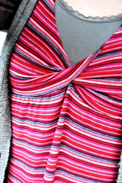 Knotenkleid Detail