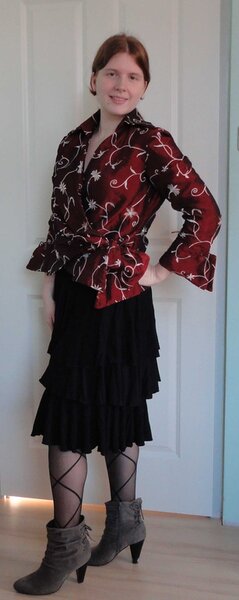 Wickelbluse von Burda 11/2007