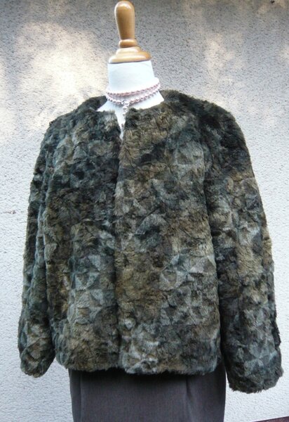 Pelzjacke burda 12/2011, Mod. 113