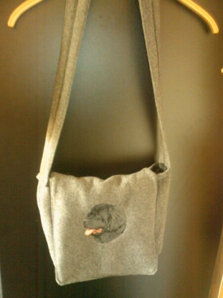 Tasche mit Neufundländer