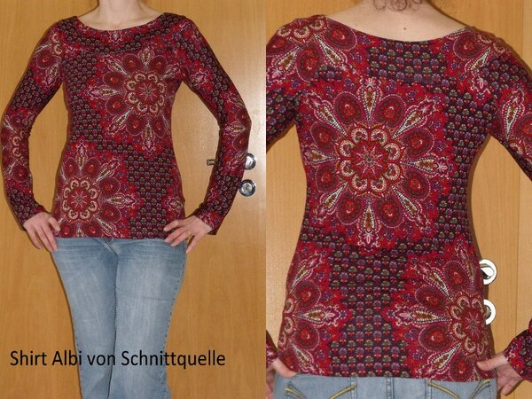 Shirt Albi von Schnittquelle in Gr. 40