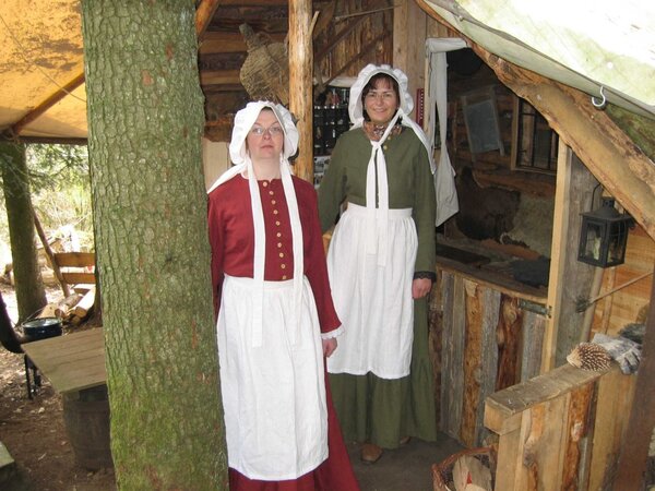 Meine Freundin und ich in Pullman City